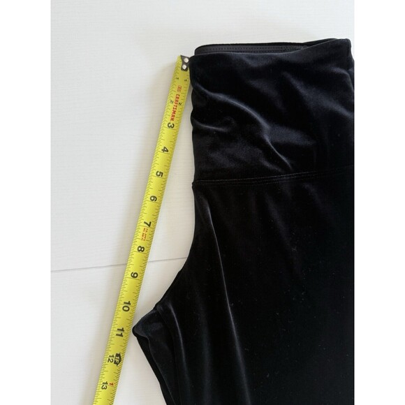 Lysse Mara Velvet Legging black size M medium velour pull on stretch - Picture 6 of 8